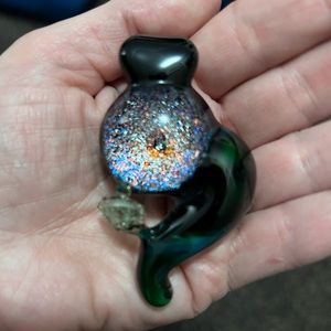 SOLD- Unique Dichroic Glass Bead